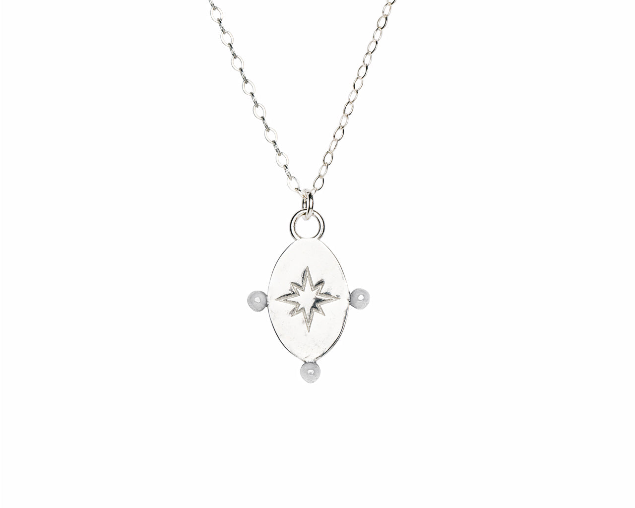 Morning Star Necklace - Silver
