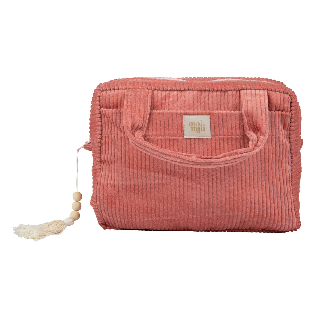 Large Make-Up Bag - Coral