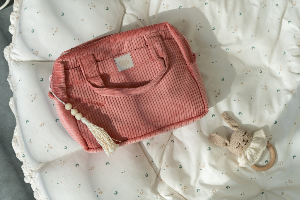 Large Make-Up Bag - Coral